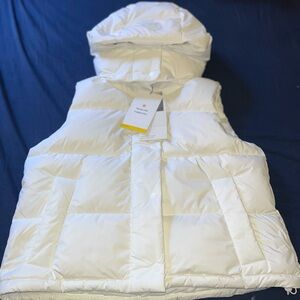Lululemon wunder puff cropped  vest size 4
